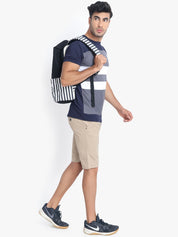 Kotty Men Beige Solid Regular Fit Shorts