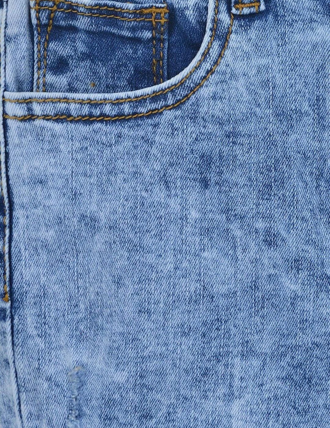 Kotty Boys Blue Jean Heavy Fade Regular Fit Jeans