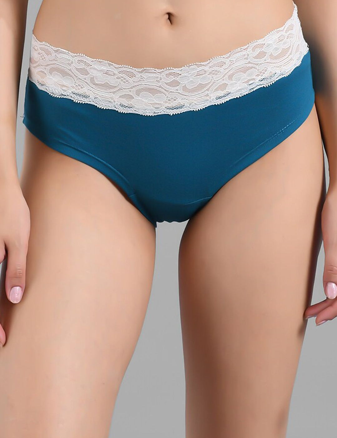 Kotty Women Blue Solid Hipster Briefs KTTWOMENSPANTY15