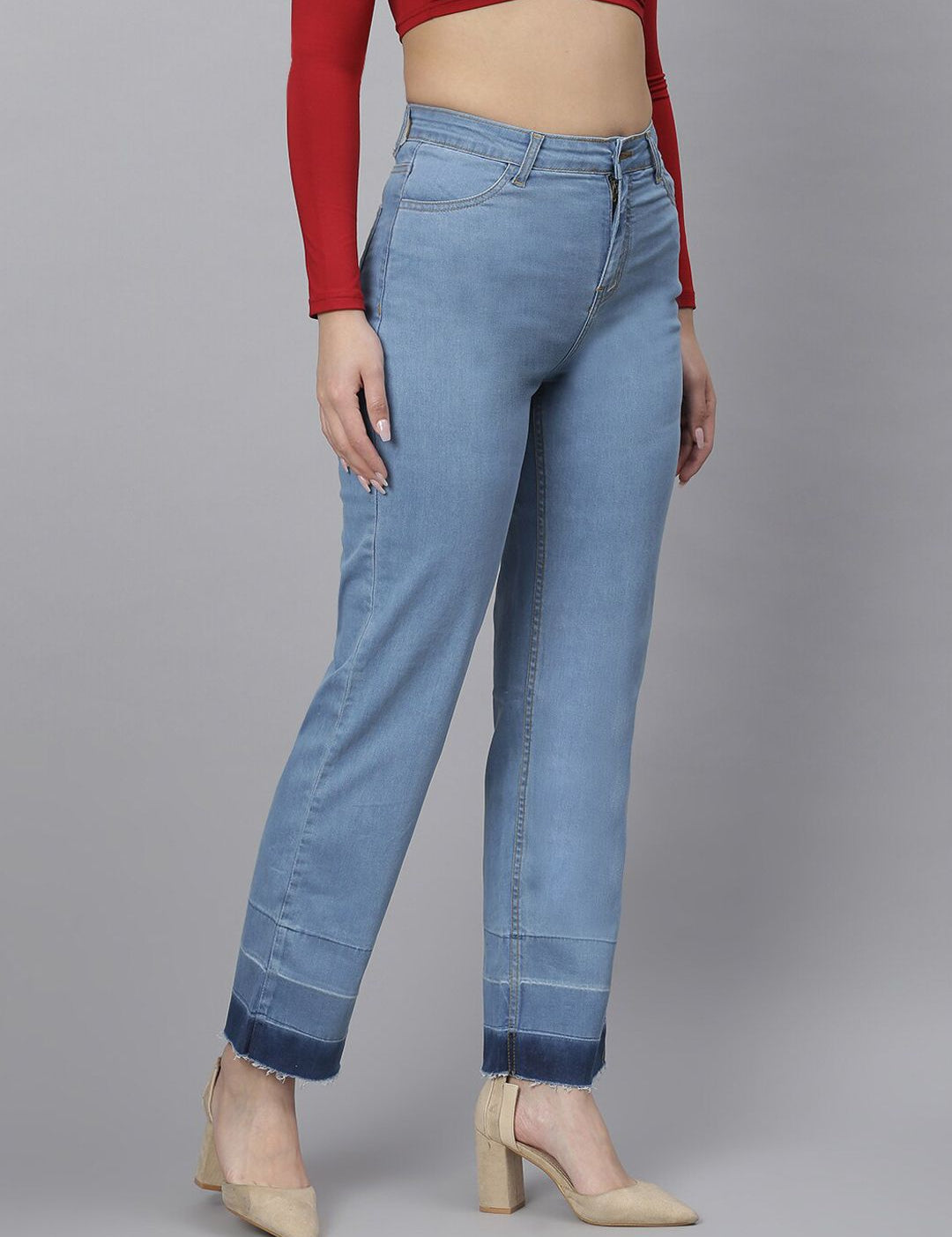 Kotty Women Blue Flared Jeans