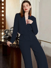 KOTTY BIZwear Crop Blazer With Trouser Co-Ords
