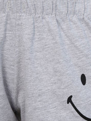 Kotty Women Grey Printed Lounge Shorts