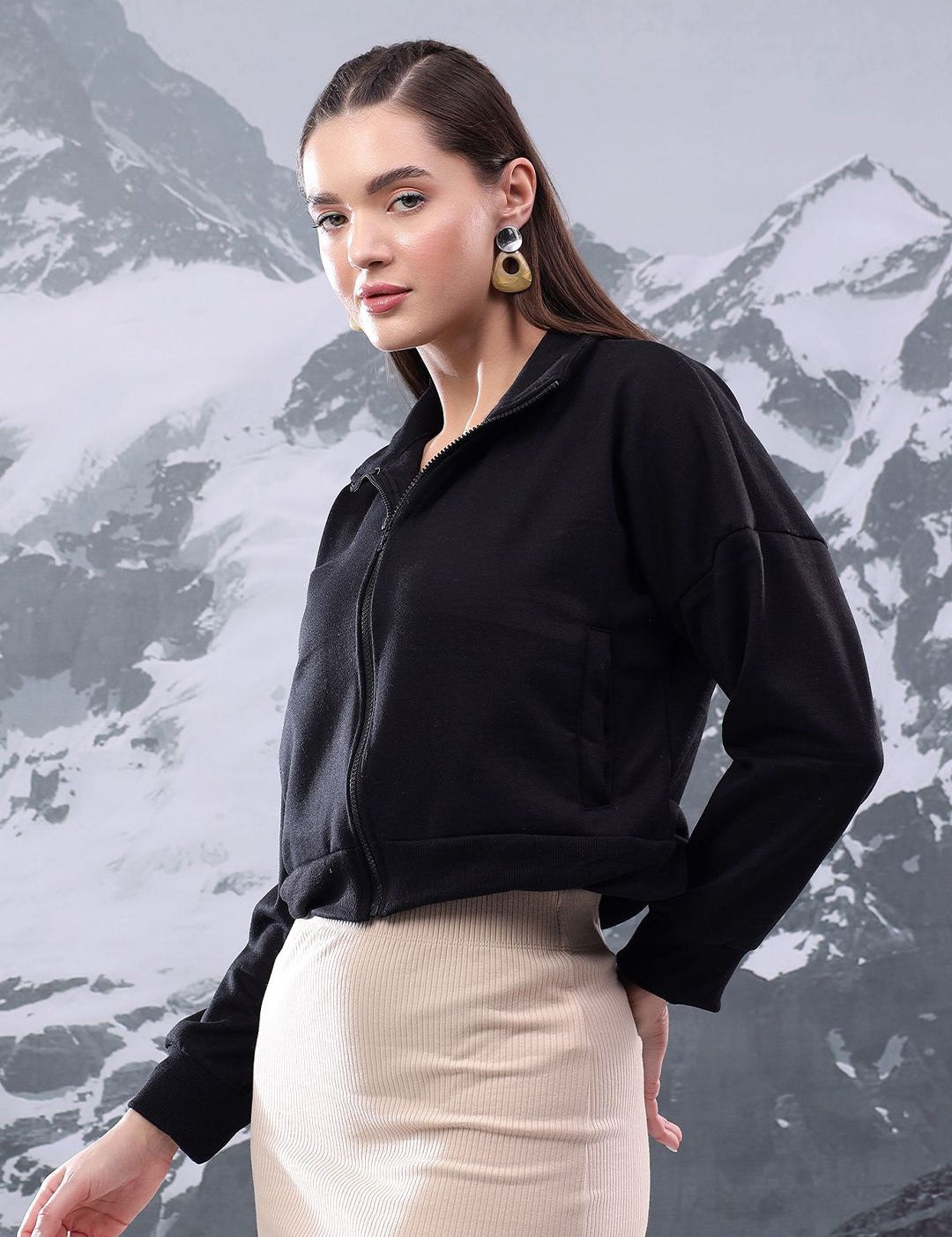 Kotty Women Front-Open Sweatshirt