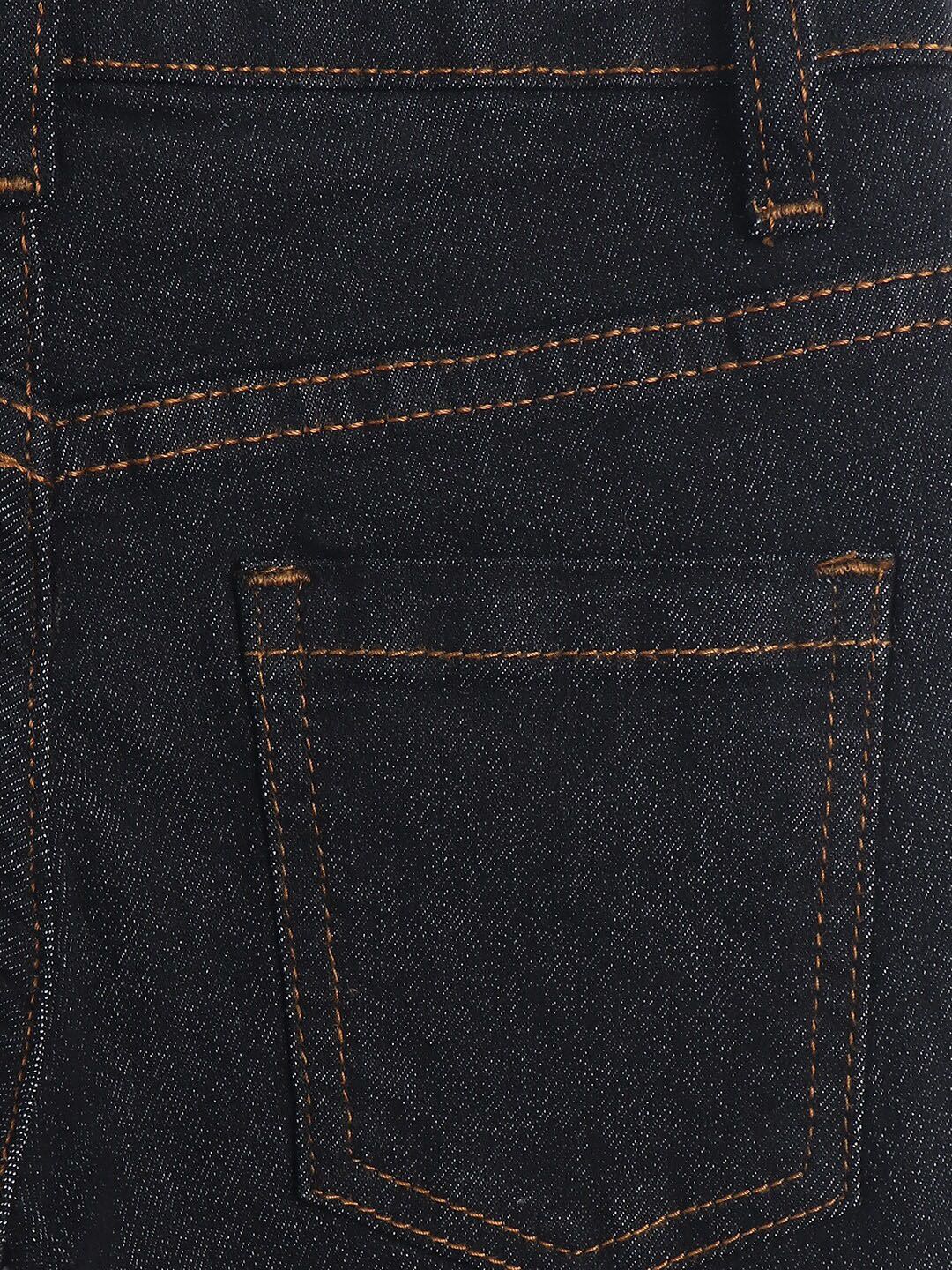 Kotty Girls Black Jean Frayed Hem Jeans