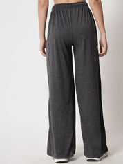 Kotty Women Grey Relaxed High-Rise Easy Wash Trousers