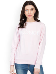 Kotty Women Pink Printed Sweatshirt