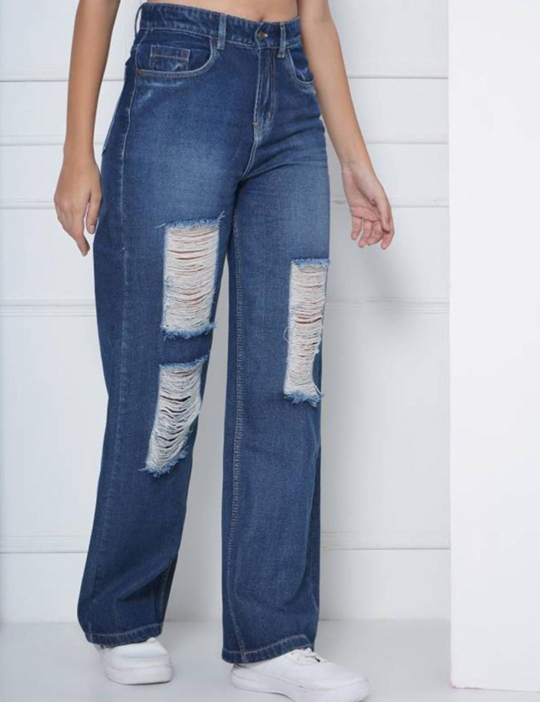 Kotty Women Straight Fit High-Rise Stretchable Jeans