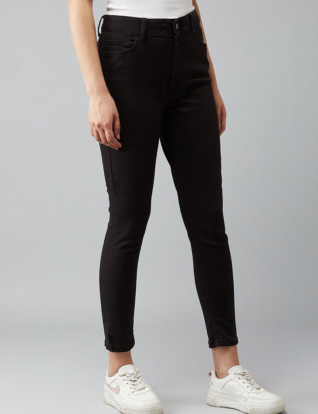 KOTTY Basics Women Slim Fit High-Rise Stretchable Jeans