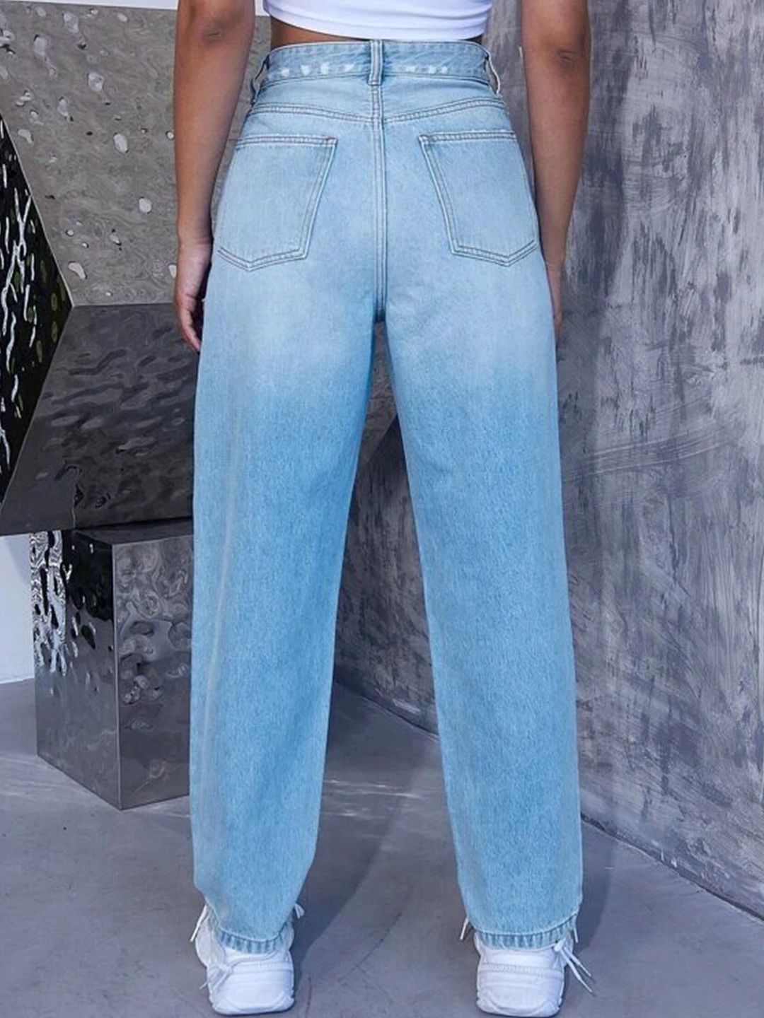 Kotty Women Blue High-Rise  Light Fade Jeans