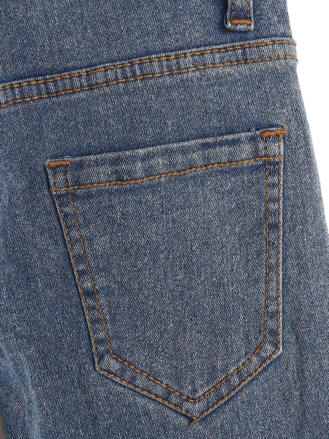 Kotty Girls Blue Jean Low Distress Jeans