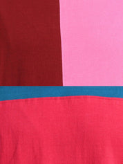 Kotty Women Pack of 2 Colourblocked Round Neck Pure Cotton T-shirts