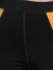 Kotty Women Blue & Black Colourblocked Tights