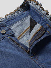 Kotty Women Blue Flared High-Rise Clean Look Stretchable Jeans