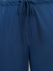 Kotty Women Blue Loose Fit High-Rise Parallel Trousers