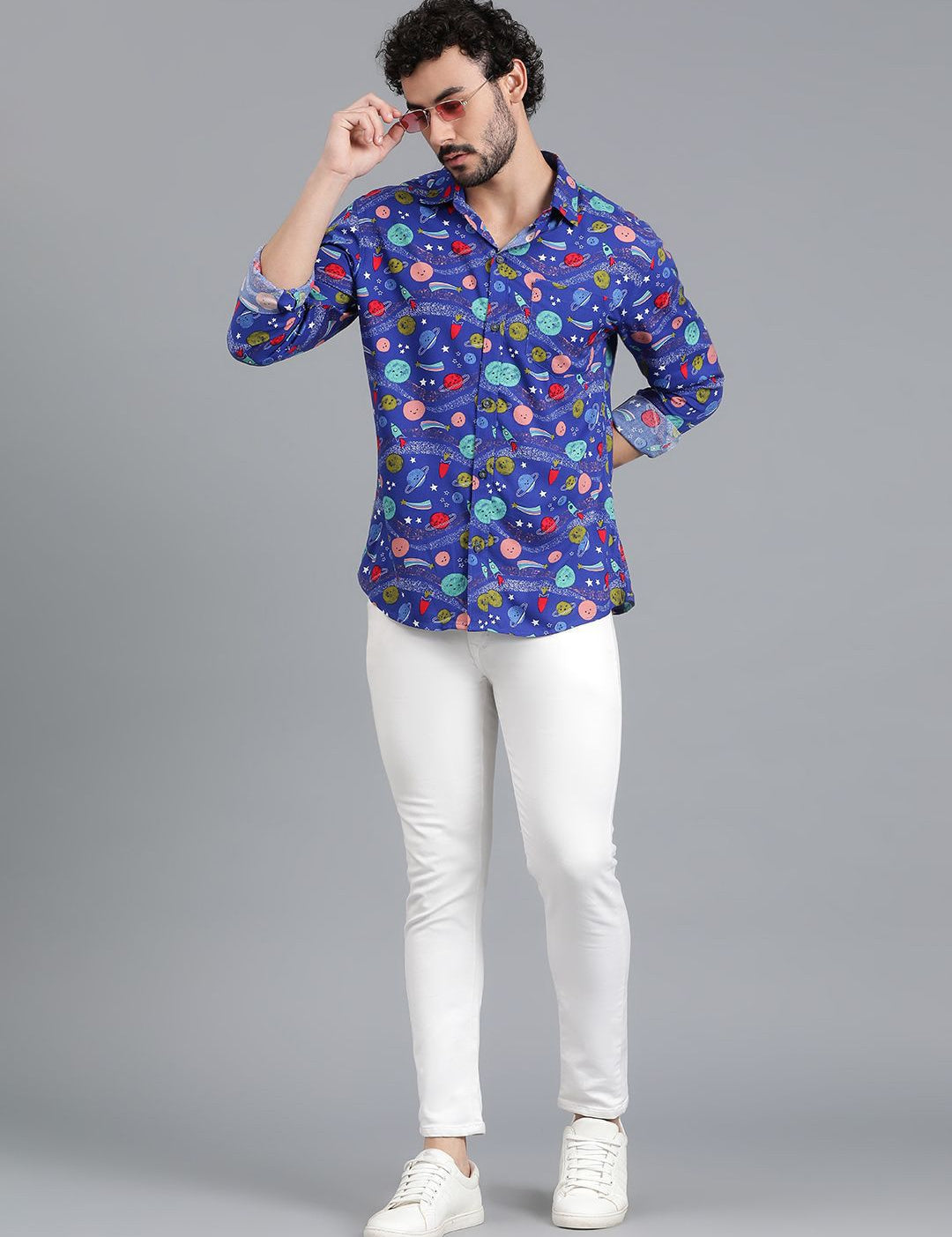 Kotty New Relaxed Fit Abstract Printed Casual Shirt