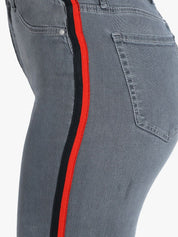 Kotty Women Grey Skinny Fit High-Rise Clean Look Jeans