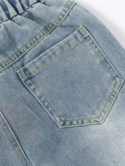 Kotty Girls Blue Jean Low Distress Light Fade Jeans