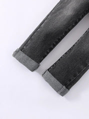 Kotty Boys Black Jean Straight Fit Light Fade Jeans