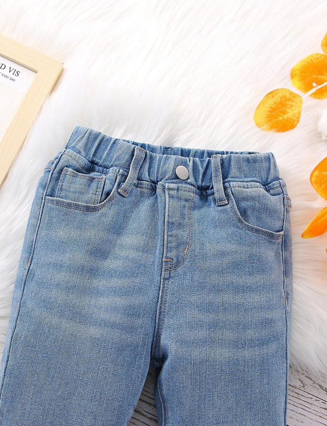 Kotty Girls Jeans Mid Rise Croppped Cotton  Jeans