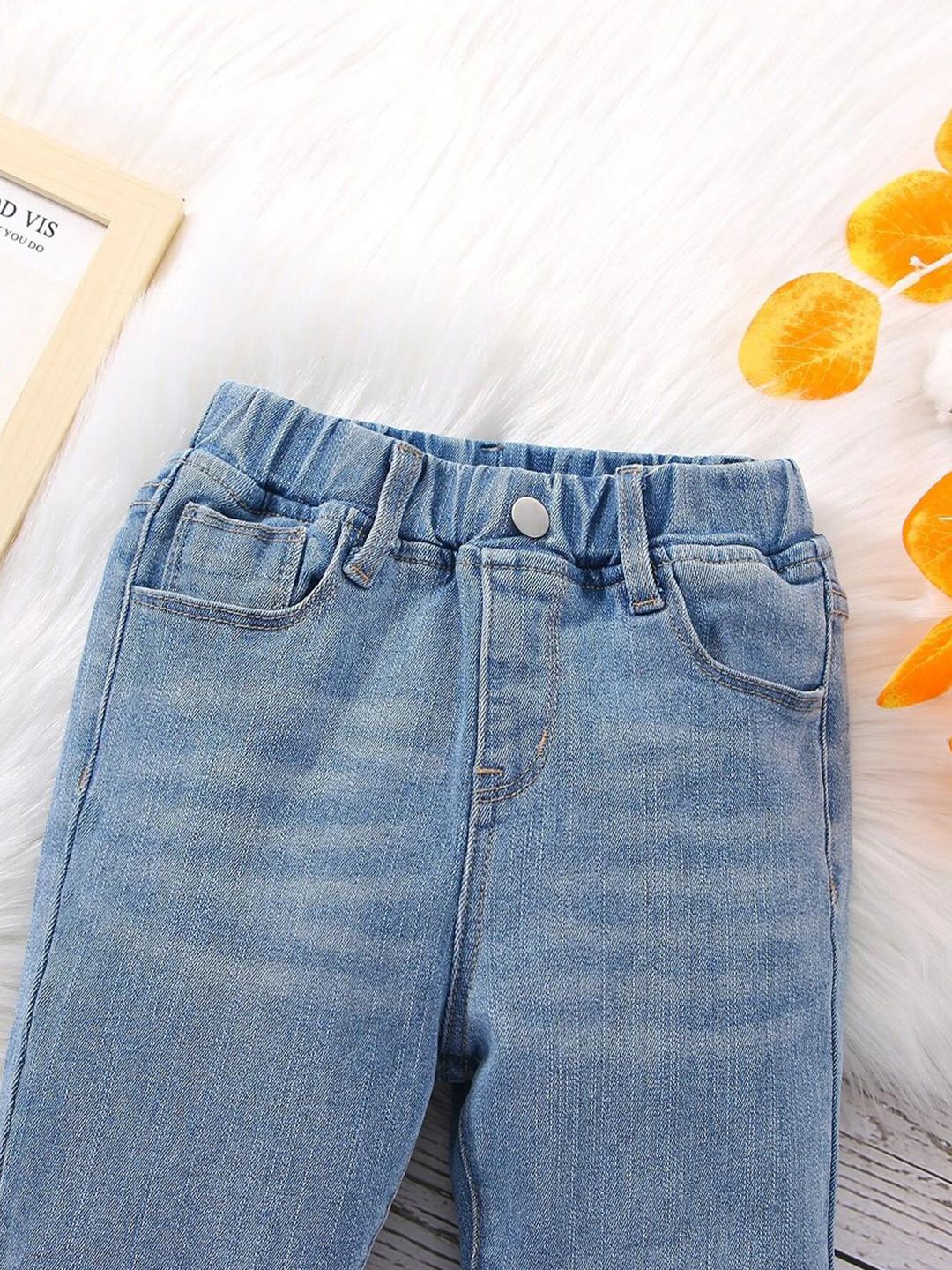 Kotty Girls Jeans Mid Rise Croppped Cotton  Jeans