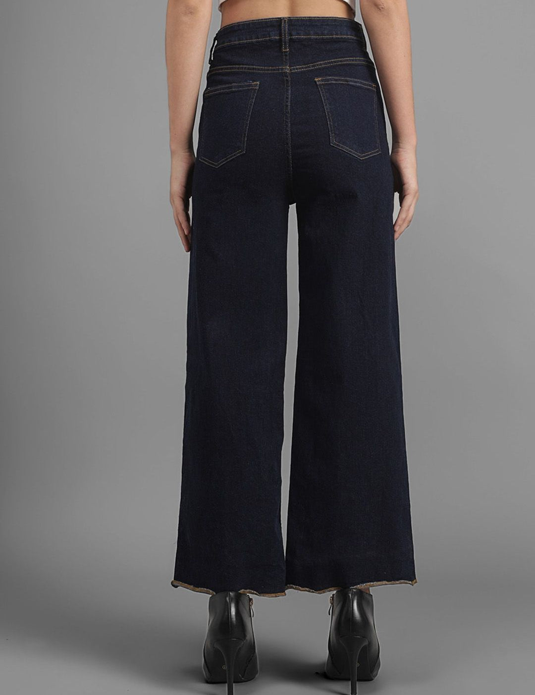 Kotty Women Pack Of 2 Jean Flared High-Rise Stretchable Jeans