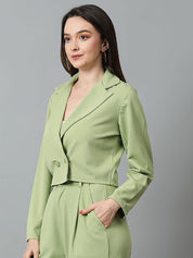 KOTTY BIZwear Basics Double Breasted Crop Blazer