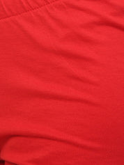 Kotty Women Red Solid Lounge Shorts