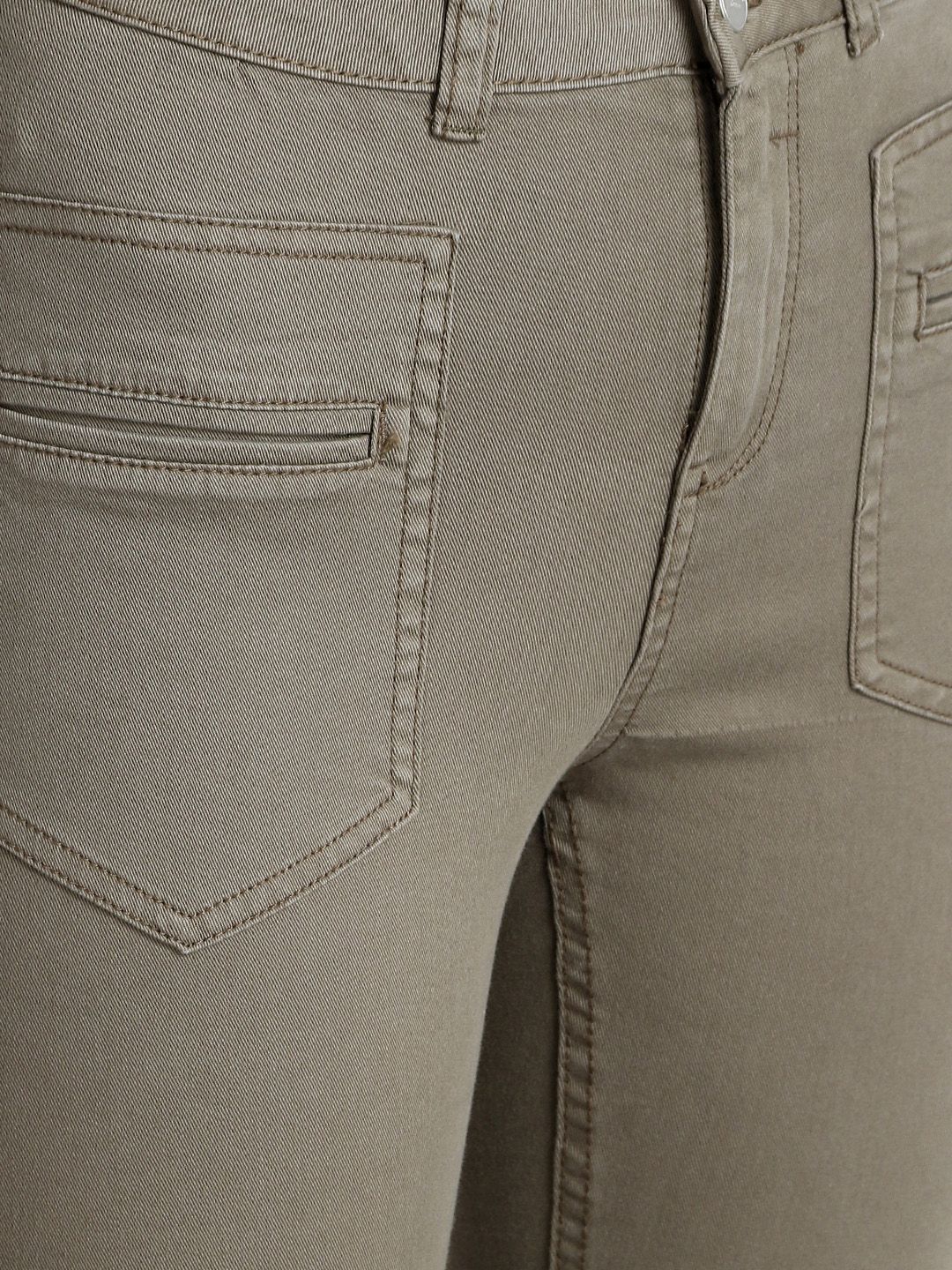 Kotty Women Taupe Skinny Fit High-Rise Clean Look Jeans