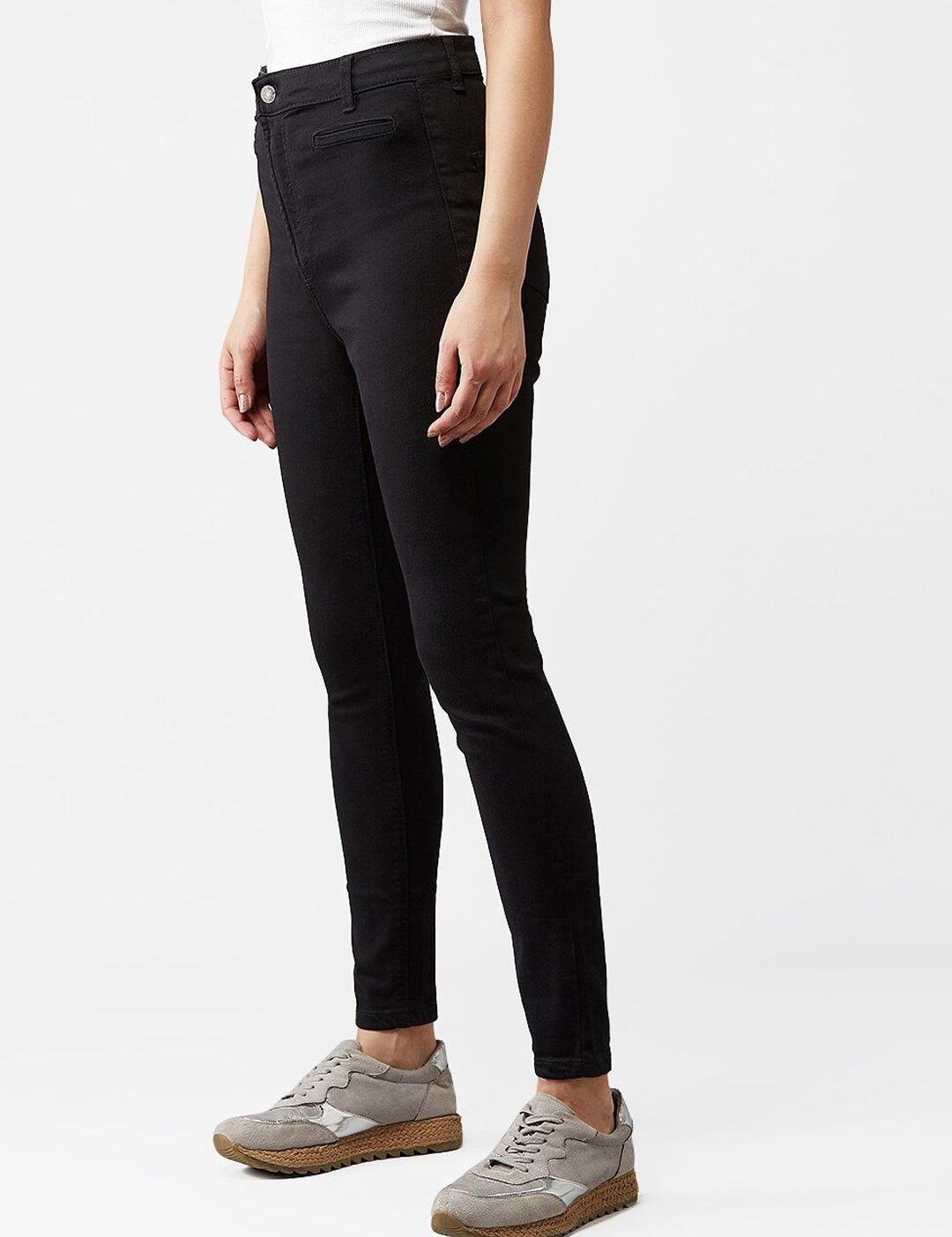 Kotty Women Black Skinny Fit Jeans