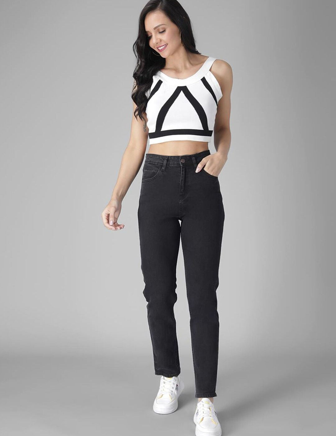 Kotty Women Jean Skinny Fit High-Rise Stretchable Jeans