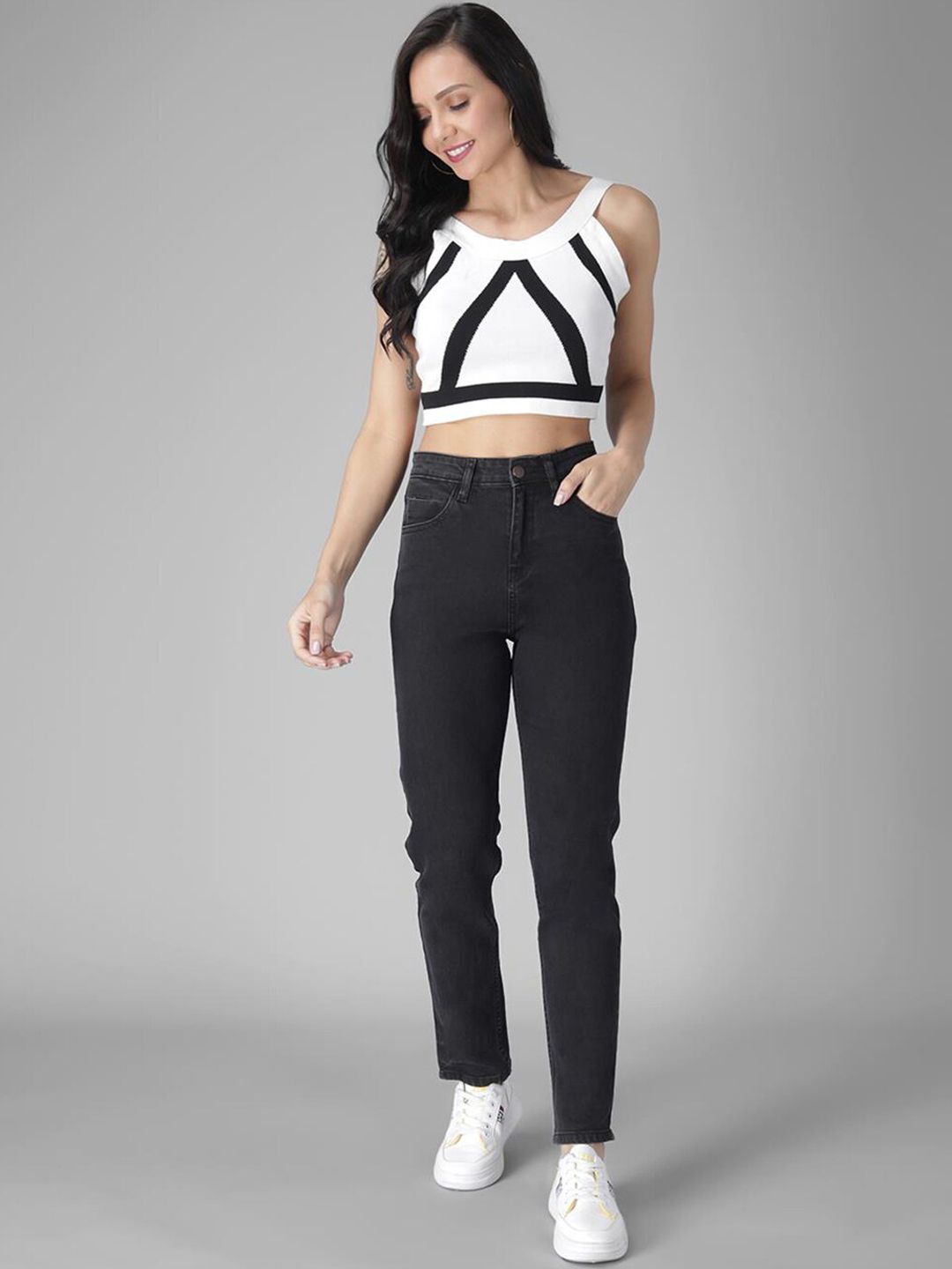 Kotty Women Jean Skinny Fit High-Rise Stretchable Jeans