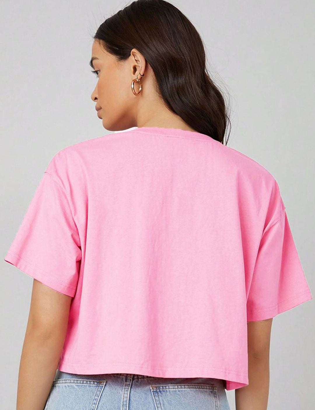 Kotty Graphic Printed Cotton Oversized T-shirt