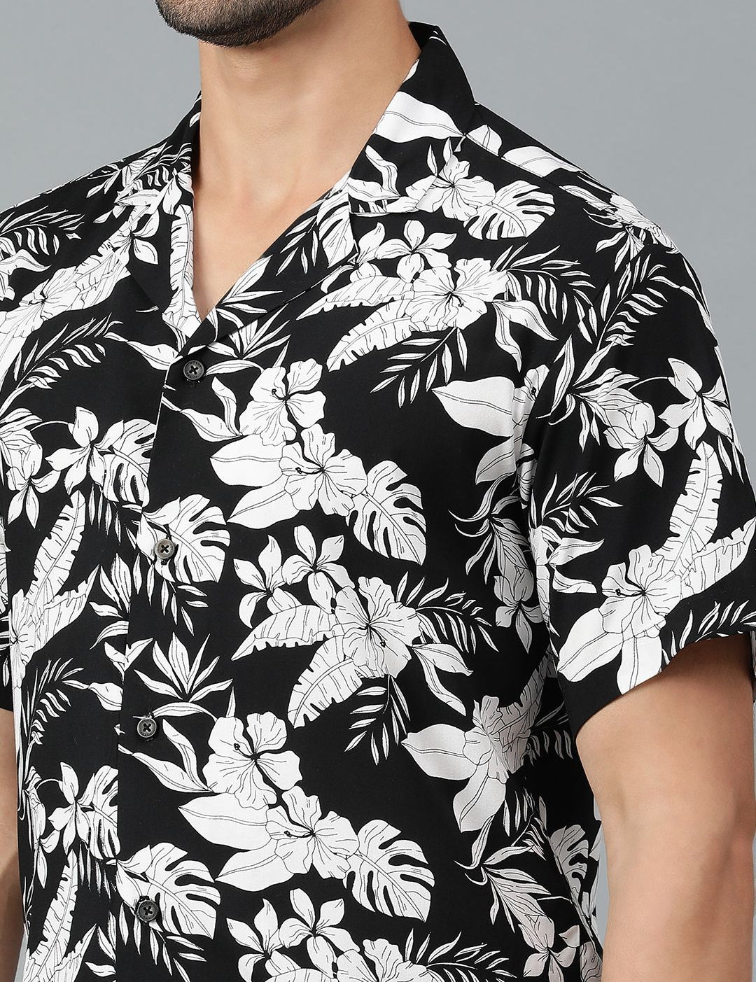 Kotty Men Floral Printed Casual Shirt