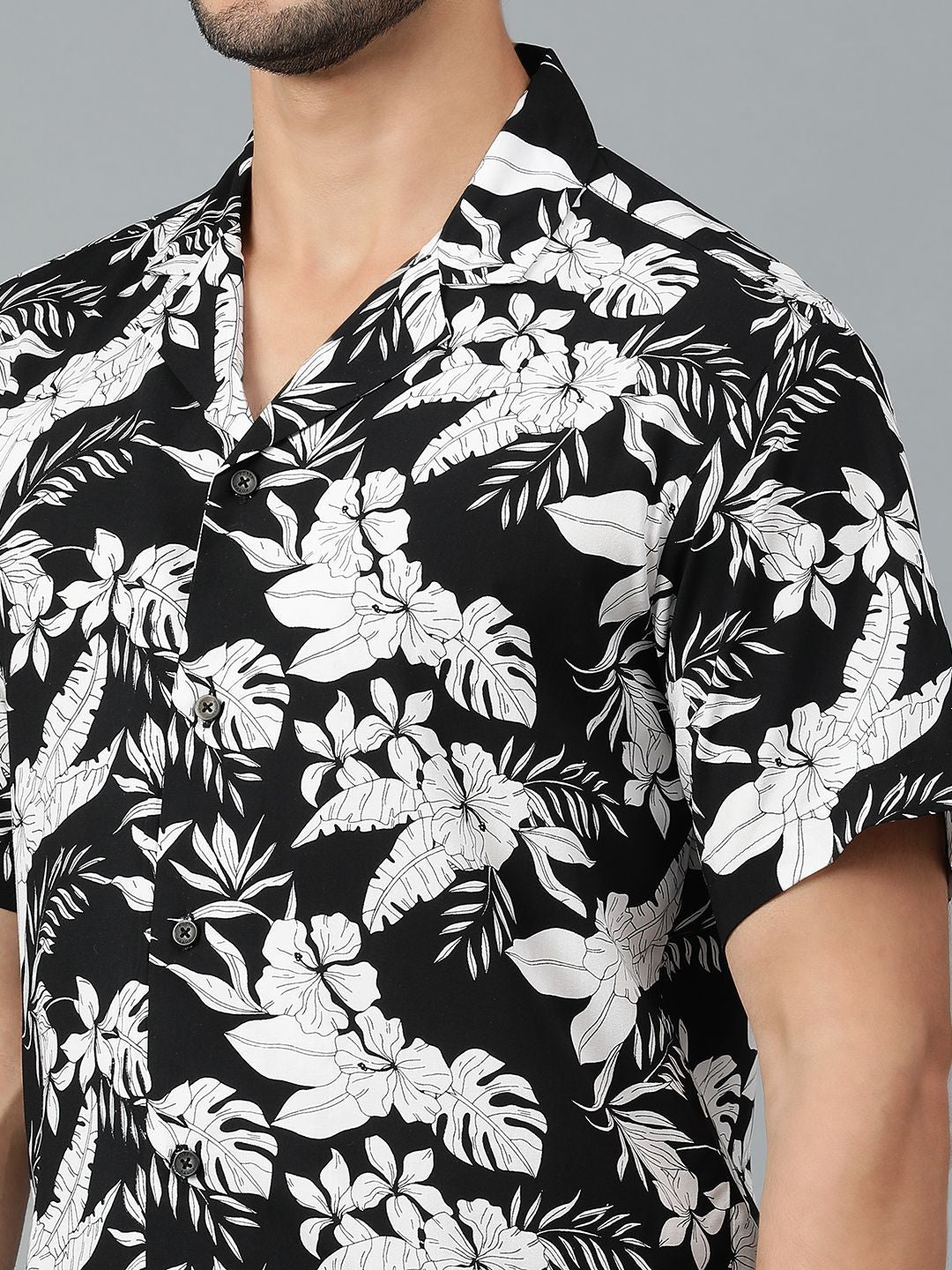 Kotty Men Floral Printed Casual Shirt