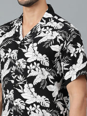 Kotty Men Floral Printed Casual Shirt