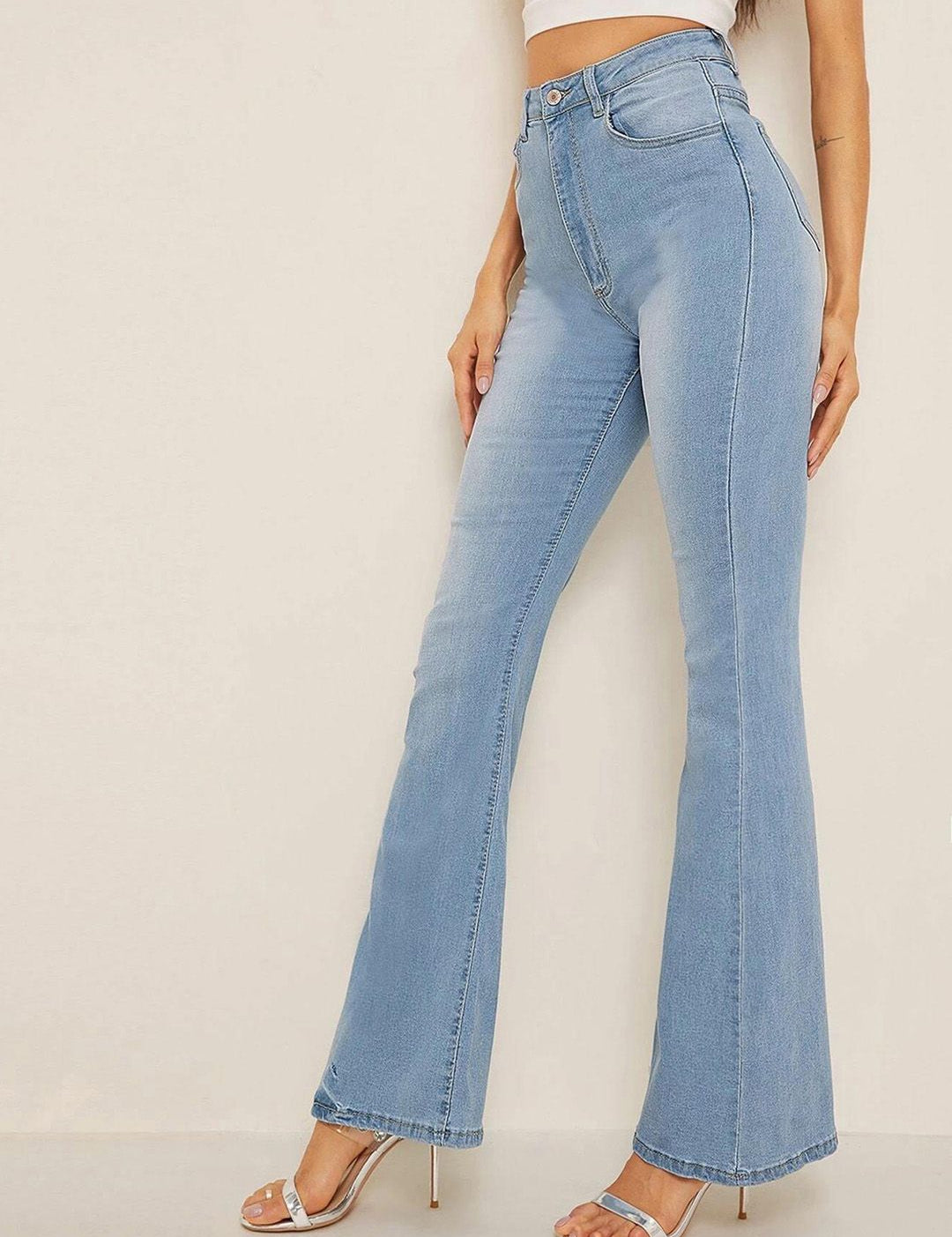 Kotty Women Bootcut High-Rise Stretchable Jeans