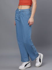 Kotty Women Blue Jean Straight Fit Stretchable Jeans