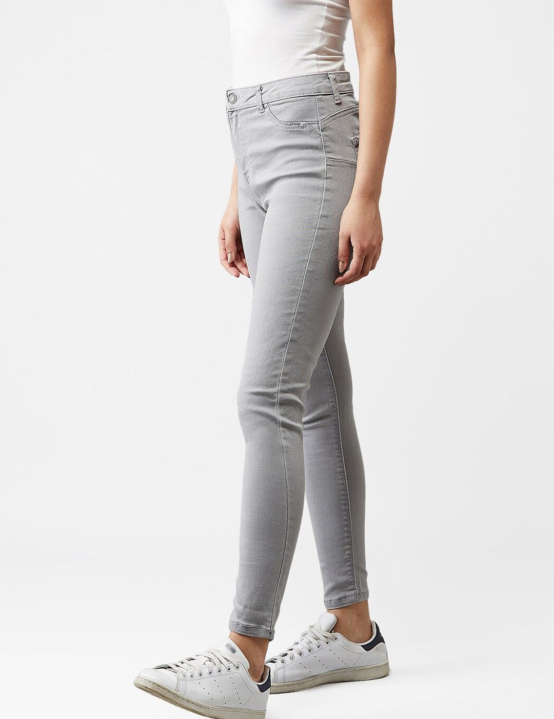 Kotty Women Grey Skinny Fit Jeans