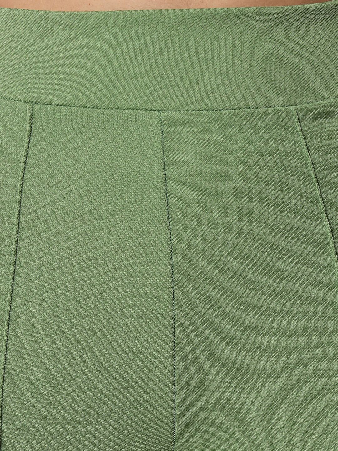 Kotty Women Pack Of 2 Relaxed Straight Fit High-Rise Easy Wash Trousers