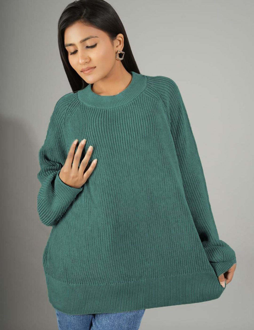 Kotty Women Round Neck Long Sleeves Pullover