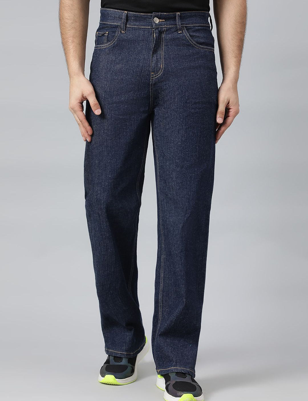 Kotty Men Blue Jean Cotton Low-Rise Stretchable Jeans