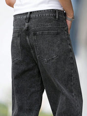 Kotty Men Men Straight Fit Mid-Rise Stretchable Jeans