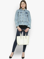 Kotty Women Blue Denim Jacket