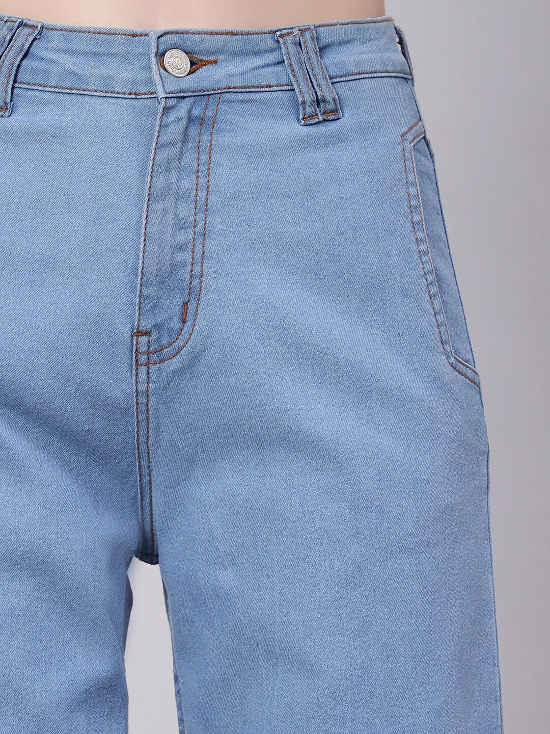 Kotty Women Straight Fit High-Rise Stretchable Jeans