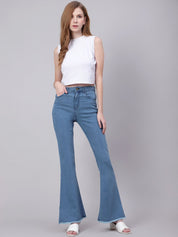 Kotty Women Bootcut High-Rise Stretchable Jeans