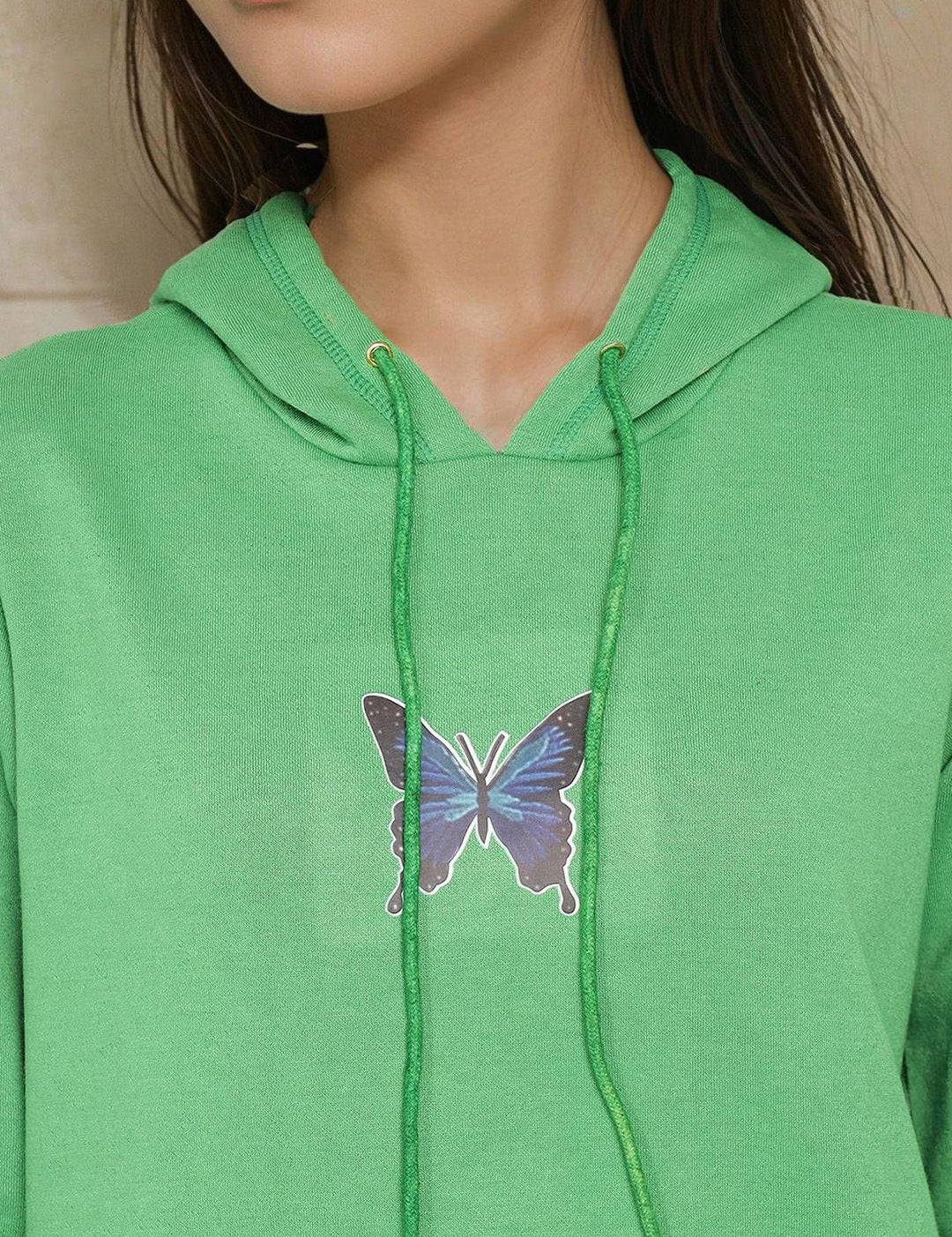 Kotty Women Graphic Printed Hooded Neck Full Sleeve Hoodie