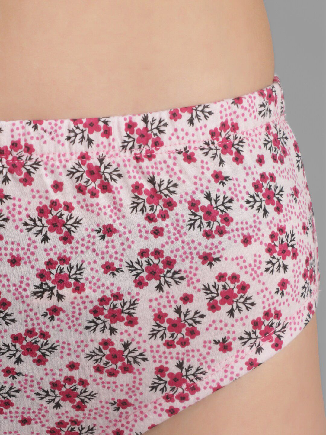 Kotty Women Pink & White Printed Hipster Briefs KTTWOMENSPANTY376
