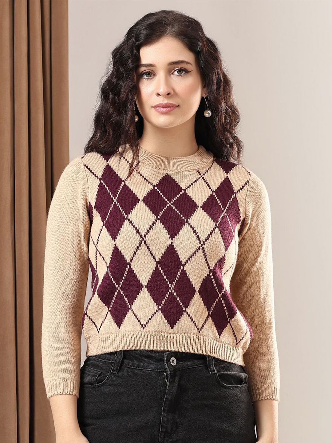 Kotty Women Crop Pullover Sweater