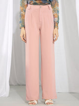 KOTTY BIZwear Women Relaxed High-Rise Straight Fit Trousers