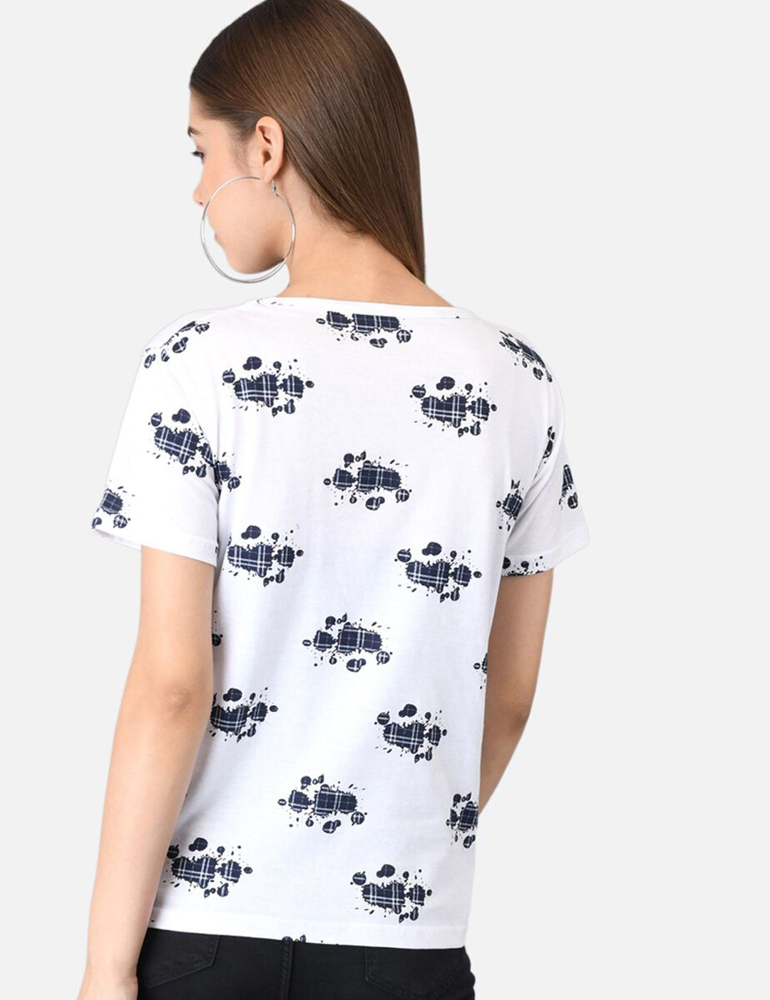 Kotty Women Pack Of 2 Printed Round Neck T-shirt